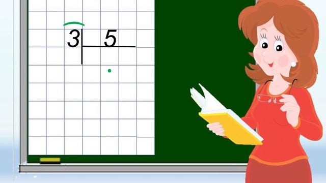 Деление меньшего числа на большее (деление вида 3:5) смотреть онлайн