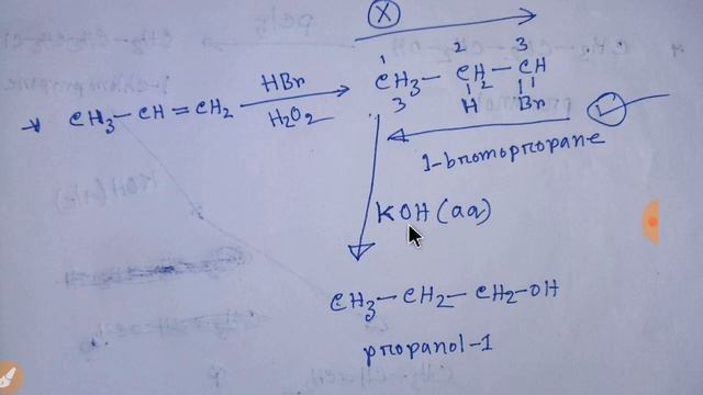 Propene(CH3CH=CH2) to Propanol-1(CH3-CH2CH2OH) Conversion || Propanol-1 to Propene conversion смотреть онлайн