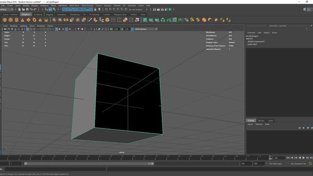 Append to Polygon Tool in Maya смотреть онлайн