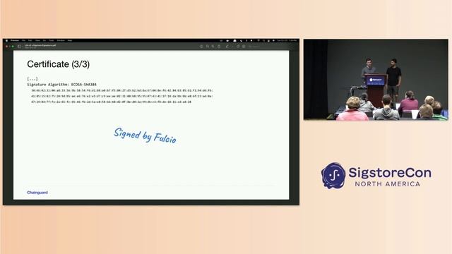 Life of a Sigstore Signature - Jed Salazar & Zack Newman, Chainguard смотреть онлайн