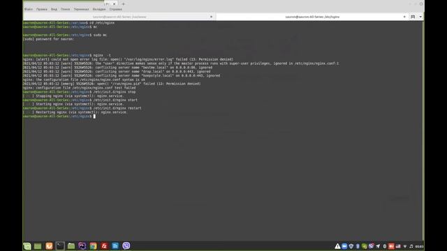 Установка laravel 8. Настройка nginx локально. смотреть онлайн