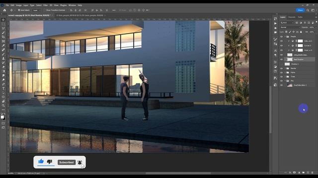 Photoshop Post Production Architecture | Real-Time Tutorial смотреть онлайн