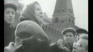 СССР. Ликование Москвы 12 апреля 1961 года. Кинохроника