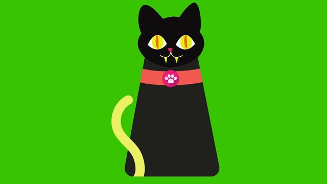Кошка | black cat | Футажи для видео | Хромакей | chroma key | green screen | ФутаЖОР смотреть онлайн