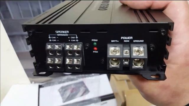 Усилитель Ground Zero GZHA MINI FOUR - визуальное знакомство смотреть онлайн
