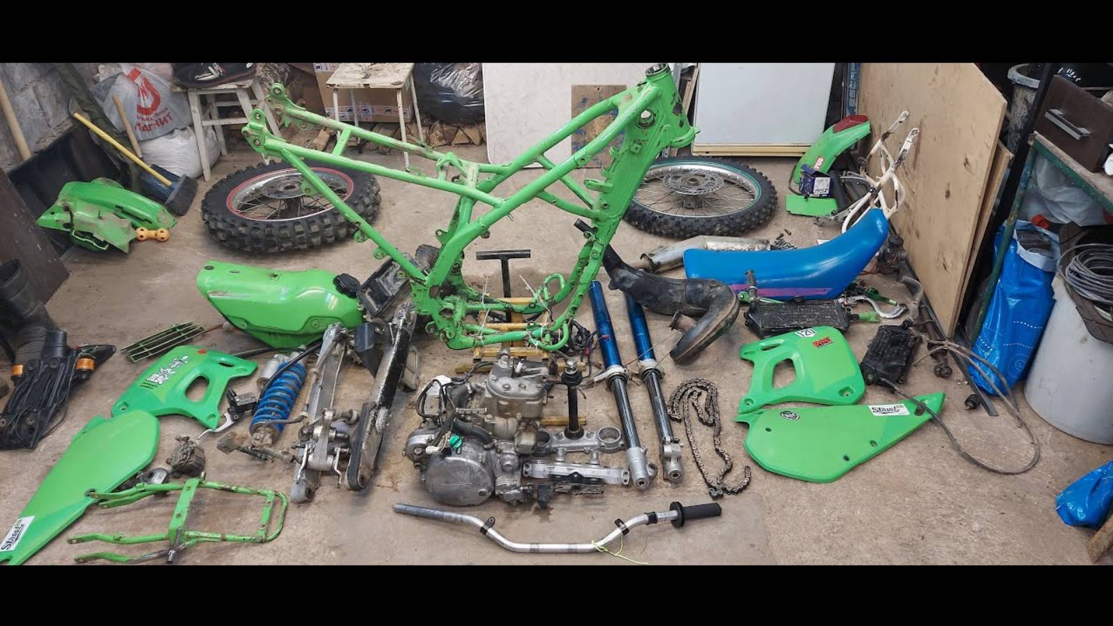 Реставрация KDX 250 часть.1 РАЗБОРКА#ENDURO4X4 смотреть онлайн