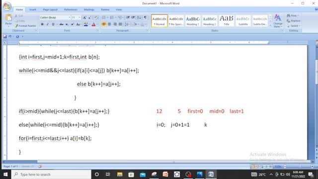 C 67:Part 3 of The Merge Sort(conquer function) смотреть онлайн