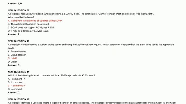 [Aug, 2022] Fast2test Marketing-Cloud-Developer PDF Dumps and Exam Questions (35-50) смотреть онлайн