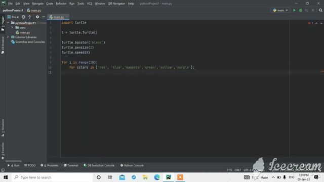 Draw Colorful Circle Using Python Turtle ? || Graphics Design || #python #turtle #design #coding смотреть онлайн