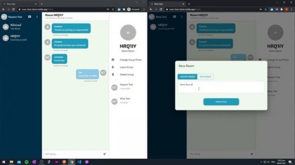 Realtime Chat Built with React