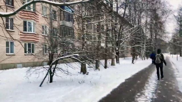 Вот такая зимняя сказка и прогулка всем доброго утра и дня 6 .11.2022 год морозец и снегу много смотреть онлайн