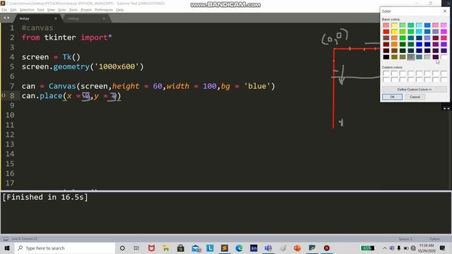 Tkinter 01 ( GUI IN PYTHON ) | Creating Canvas and Adding an Image as BACKGROUND in tkinter window смотреть онлайн