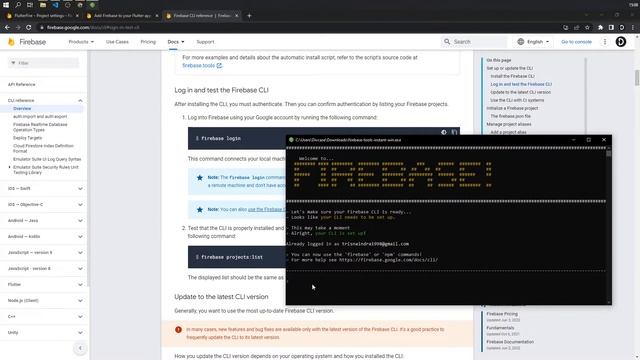 3. Flutter 3 x Firebase - Install Firebase CLI & Firebase Login смотреть онлайн