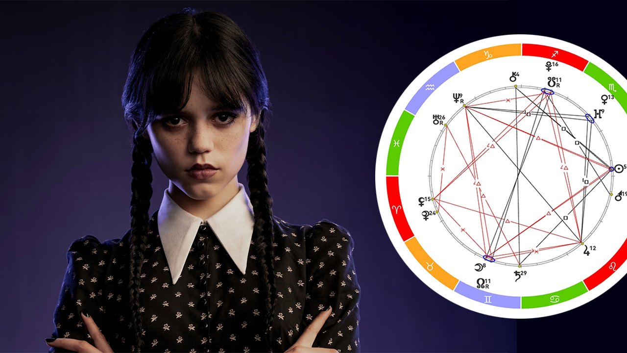 Разбор гороскопа Дженны Ортега // Уэнсдэй Аддамс // Венера в скорпионе смотреть онлайн