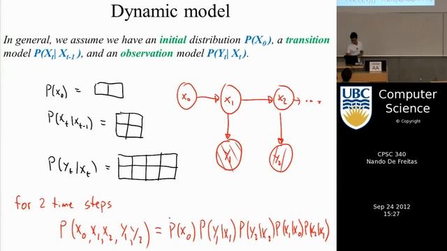 undergraduate machine learning 9: Hidden Markov models - HMM смотреть онлайн