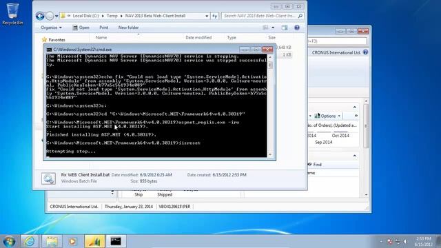 NAV2013 Web Client Install in Windows 7 SP1 смотреть онлайн