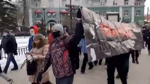 Молодежь Иркутска прогулялась выпустив пар!!! смотреть онлайн