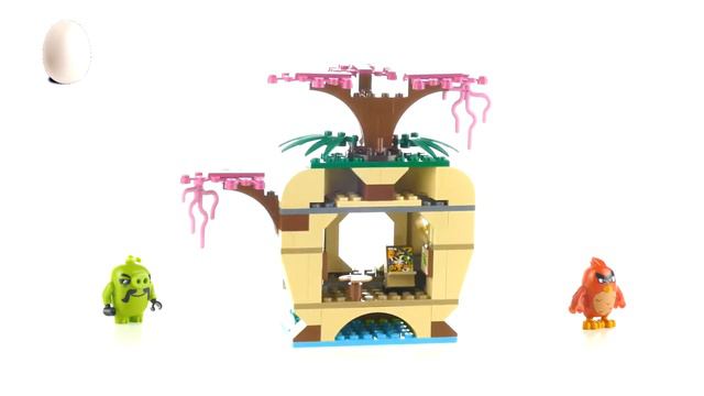 Lego Angry Birds, Bird Island Egg Heist, set 75823 review смотреть онлайн