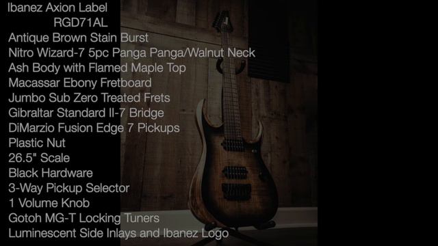 MY NEWEST GUITAR!! Ibanez Axion Label RGD71AL!!! смотреть онлайн