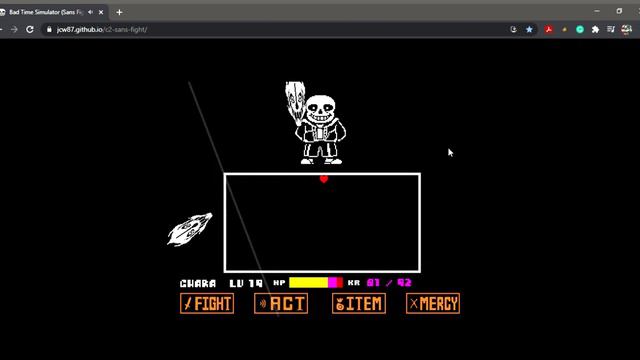 Bad Time Simulator Sans Fight Google Chrome 2021 02 10 18 01 47 смотреть онлайн