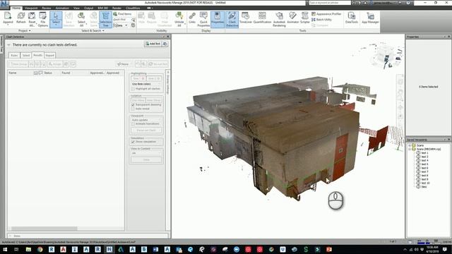 Navisworks Clashes & Point Cloud Data смотреть онлайн