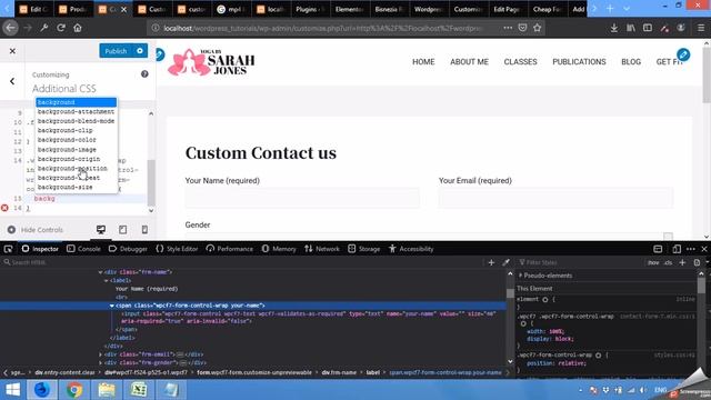How to change contact form 7 style using css смотреть онлайн