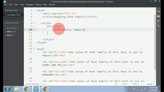 HTML - How to Change Font Style? смотреть онлайн