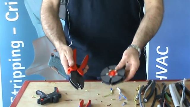 Обжим кабельных наконечников инструментом KNIPEX смотреть онлайн