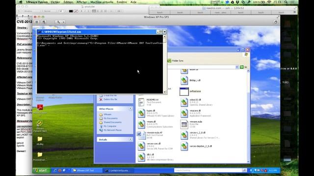 CVE-2012-3569 VMWare OVF Tools Format String Vulnerability Metasploit Demo смотреть онлайн
