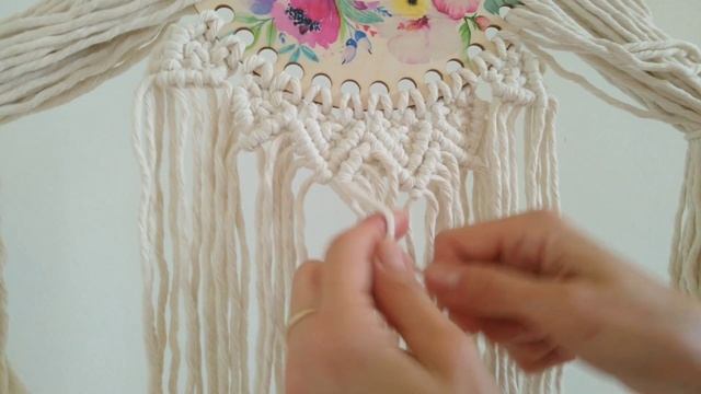 DIY Macrame Mandala Tutorial / Mandala Makrama Jak Zrobić / Dekoracja BOHO / Mandala Na Prezent