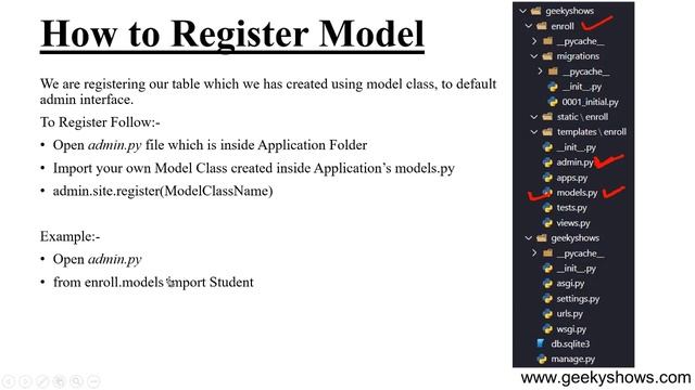 How to Register Model Class and use __str__ method in Django (Hindi) смотреть онлайн