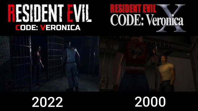 RESIDENT EVIL: Code Veronica - Original vs Remake Comparison смотреть онлайн