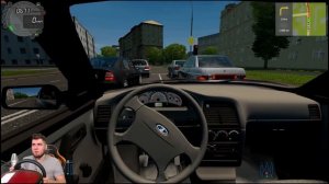 ПОЛИЦЙЕСКАЯ ПОГОНЯ в CITY CAR DRIVING - ВАЗ 21103 ПОГОНЯ ДПС в сити кар драйвинг + руль - МЕХАНИК