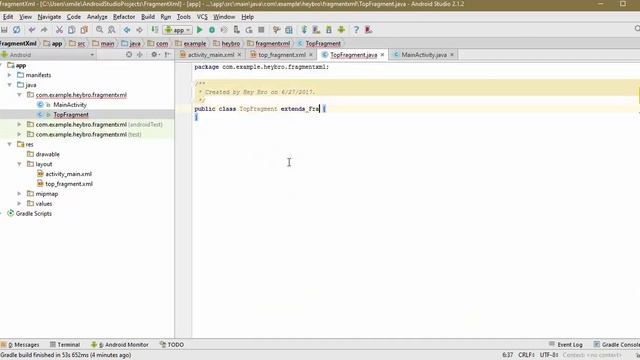 #3 Android Fragments tutorial series - 4 - Creating fragments through XML смотреть онлайн