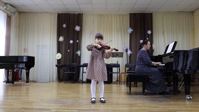 Гончарова Арина, преп. Антипова О.И., конц. Смирнова П.А. "Словацкая полька" смотреть онлайн
