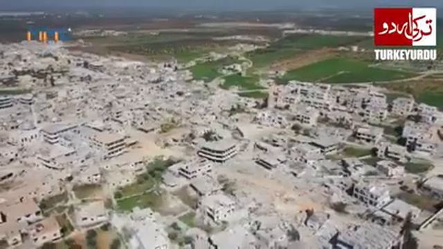 Destruction after Russian and Bashar al-Assad airstrikes on Nairob town of Idlib ۔ Bashar al-Assa смотреть онлайн