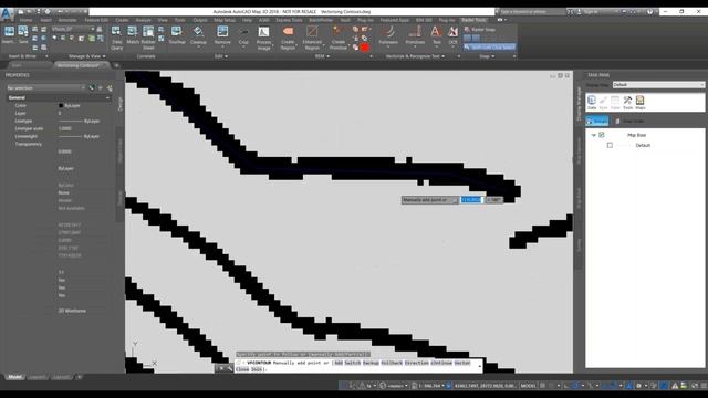 AutoCAD Raster Design 2018 Vectorising Contours смотреть онлайн