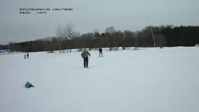 лыжная трасса Алёшкинский лес смотреть онлайн