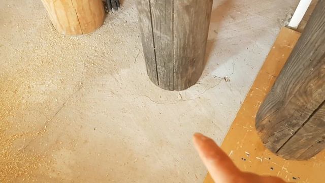 Меняем компенсатор усадки в срубе Зачем и как? смотреть онлайн