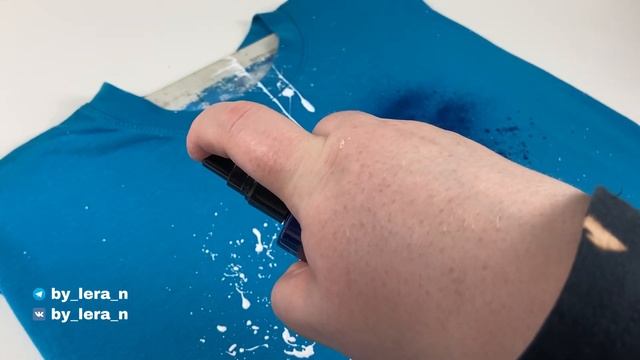 Брызги на ткани красиво и легко | Кастом и роспись одежды смотреть онлайн