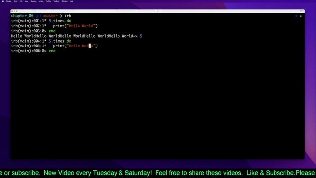 For Loop & Iterator Loop (times) in Ruby | Let's Learn Ruby Together 3.0 смотреть онлайн
