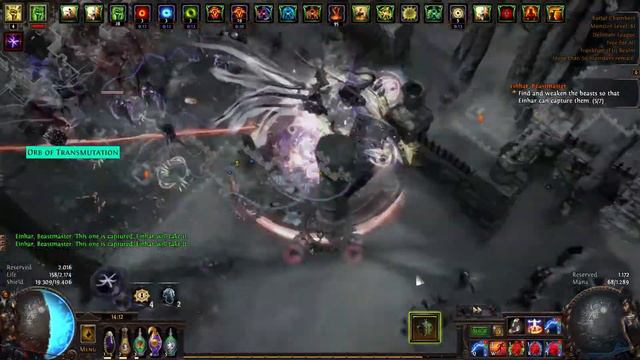 Path of Exile - Delirium - Burial Chambers Run смотреть онлайн