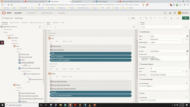 Show or hide multiple regions using buttons in Oracle Apex смотреть онлайн