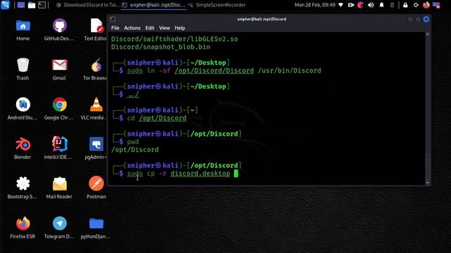 How to install discord in Kali Linux #Discord #kalilinux смотреть онлайн