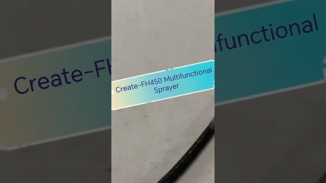 Create-FH450 Multifunctional Sprayer performs at a construction site #airless #spraying #coatings смотреть онлайн