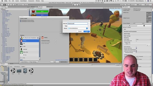 Export Unity Games to WebGL and Upload them to the Web смотреть онлайн