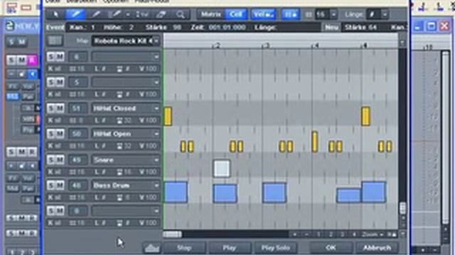 Samplitude 9 / Sequoia 9: MIDI Drum Editor смотреть онлайн