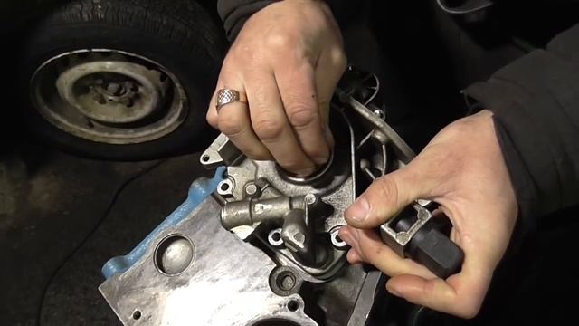 Установка маслянного насоса и маслоприемника ВАЗ 2108 -2110