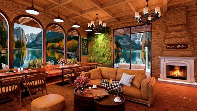 Осенний день в уютной кофейне Книга 4К с расслабляющей джазовой музыкой для учебы/работы #81 смотреть онлайн