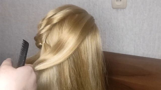 Это ЛЕГКО! Легкая прическа на каждый день •ВИДЕО 90• смотреть онлайн